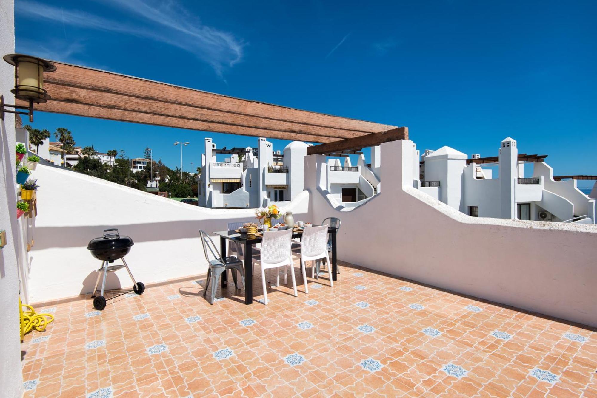 Coral Island Mediterranean Duplex Penthouse Benalmádena Eksteriør billede